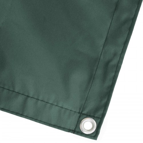 Balkon afskærmning 150 × 500 cm i polyester med PU-belægning - mørkegrøn