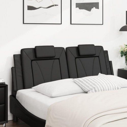 Gavlpude Viana 137 cm i kunstlæder - sort