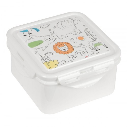 Safta Zoo madkasse - Beige, 13 × 7,5 × 13 cm