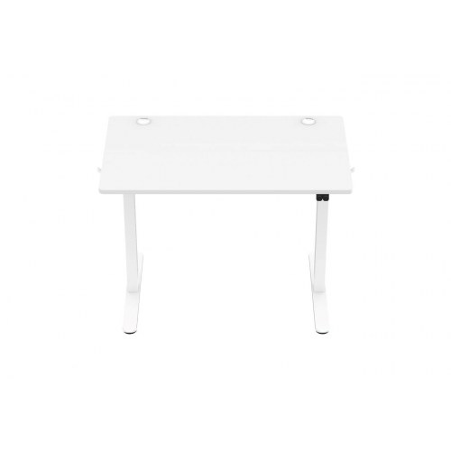 Hæve-sænkebord til gaming - Huzaro Hero 7.9, hvid, elektrisk (OUTLET A)