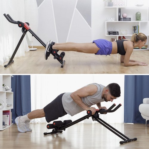 Folding Abdominal Machine V0103487 - sammenklappeligt maveapparat med træningsguide (OUTLET B)