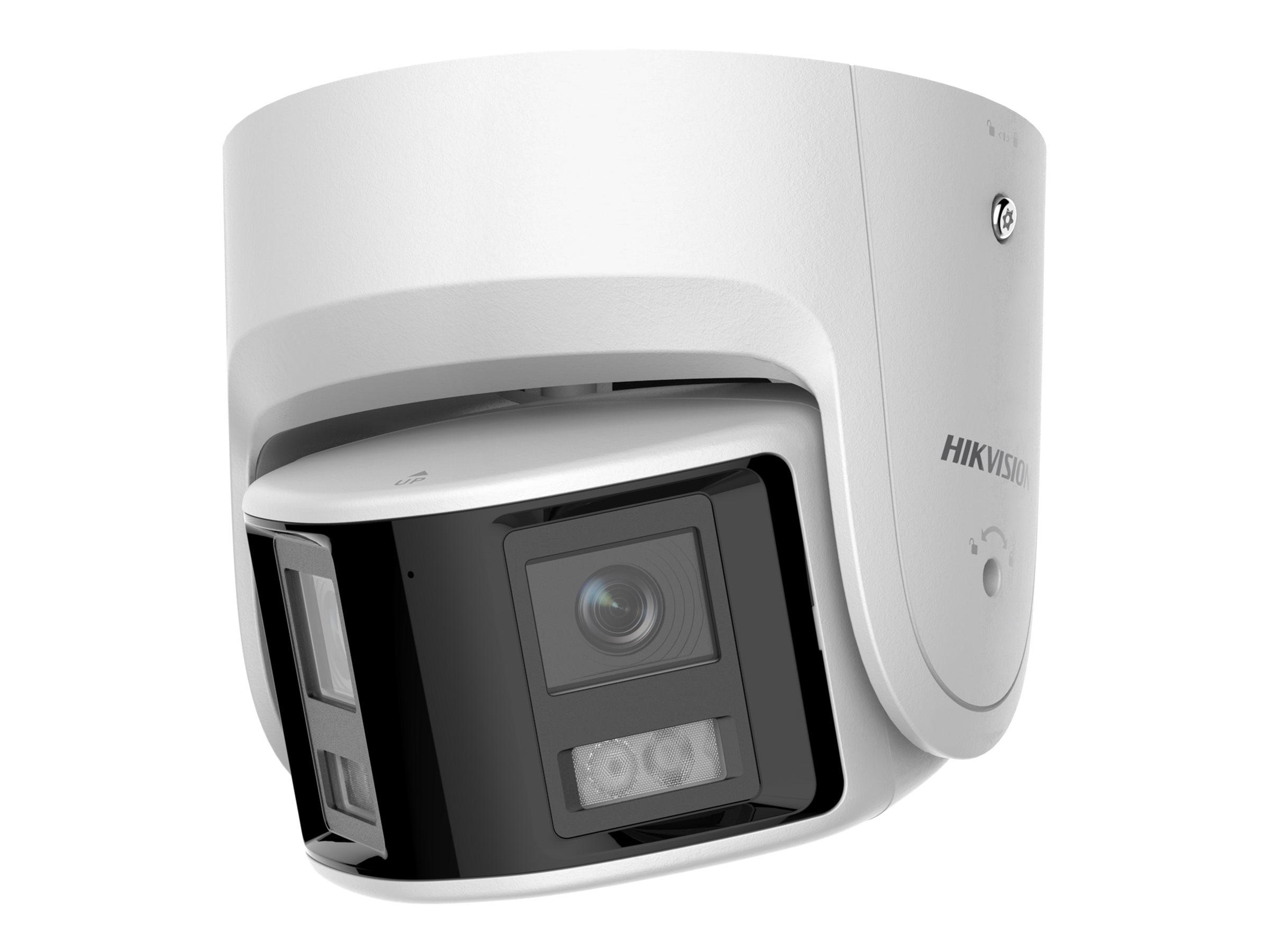 Hikvision DS-2CD2346G2P-ISU/SL 2×4 MP netværksovervågningskamera - kanontårn, 180° panoramavisning