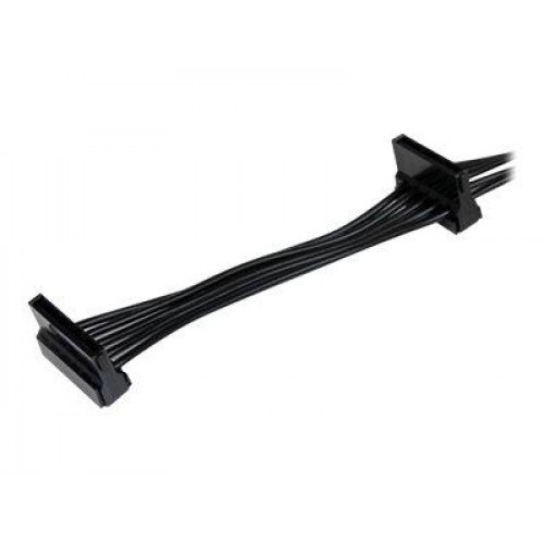 StarTech.com PYO4SATA SATA strøm-splitter 40 cm - 1x han til 4x hun, sort