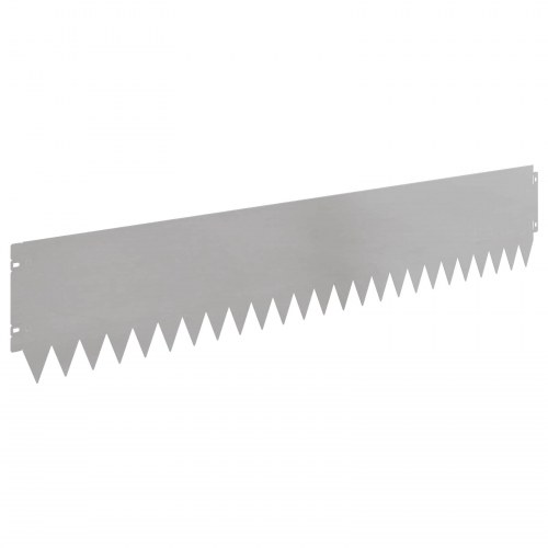Plænekant 30 stk - 103 × 20 cm stål, sølv