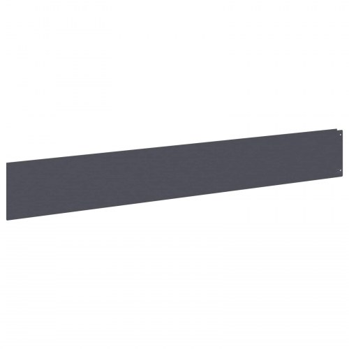 Plænekant i stål 20 stk - 100 × 15 cm, antracit