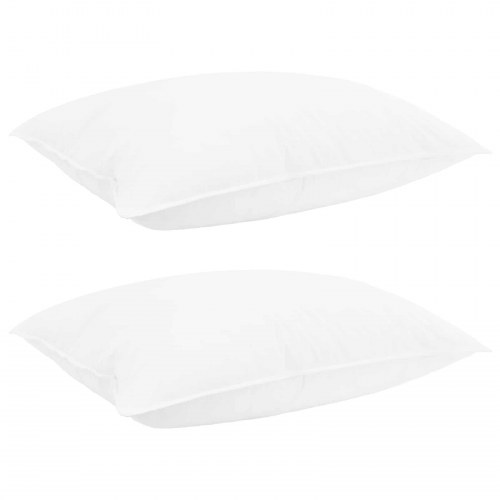 Dyneesæt med puder - hvid 200 x 200 cm i bomuld, bambus og polyester