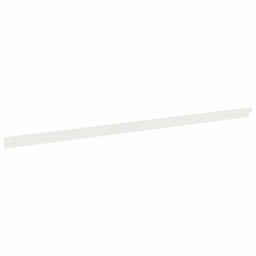Plænekant 30 stk - 102 × 4 × 4 cm stål, hvid pulverlakeret