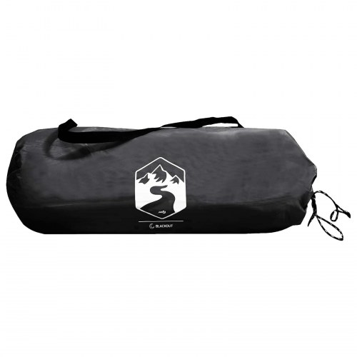 Camping telt - hvid blackout 275 × 215 × 125 cm, polyester og stål