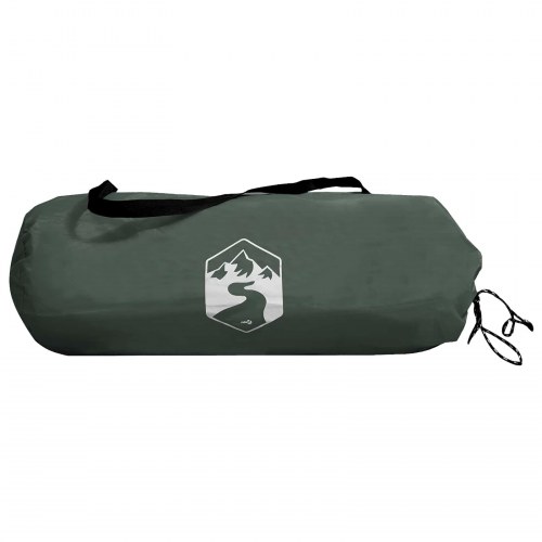 Camping telt - army grøn 275 × 215 × 125 cm, polyester og stål