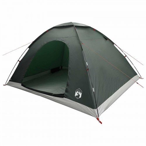 Camping telt med tag - armygrøn 335 × 275 × 180 cm