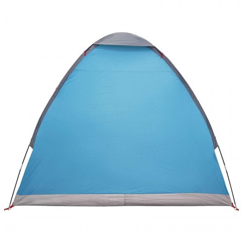 Camping telt med tag - blå 2-personers i polyester og stål