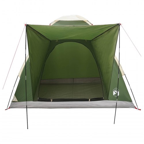 Camping telt med tag - grøn 2-personers i polyester og stål