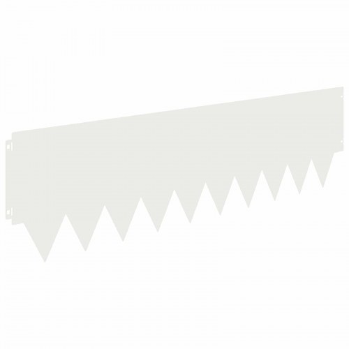 Plænekant i metal - 20 stk fleksibel bedkant, pulverlakeret