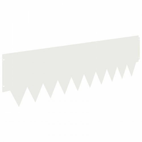 Plænekant i metal - 20 stk fleksibel bedkant, pulverlakeret