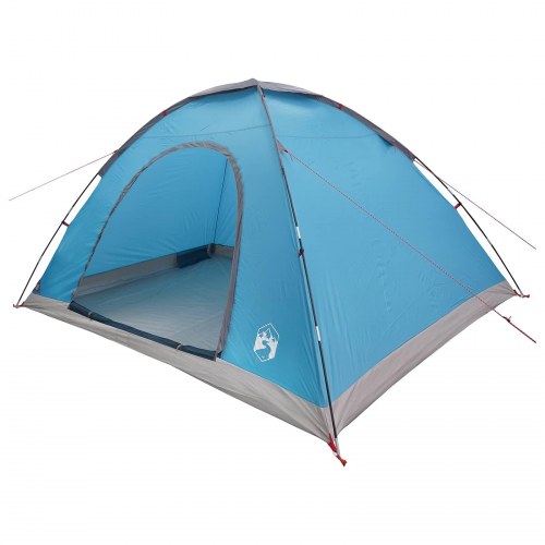 Camping telt med luftventil - blå 335 × 275 × 180 cm