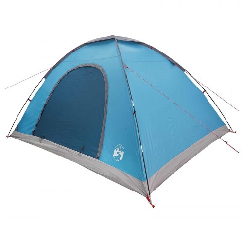 Camping telt med luftventil - blå 335 × 275 × 180 cm