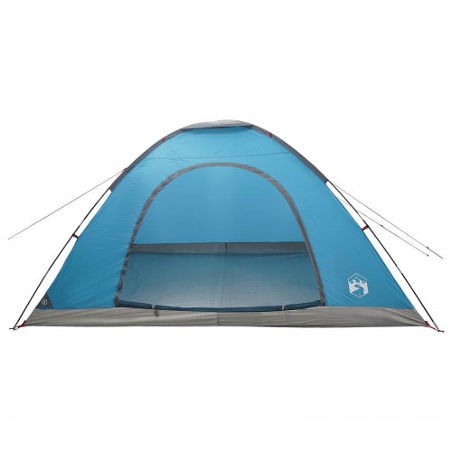 Camping telt med luftventil - blå 335 × 275 × 180 cm