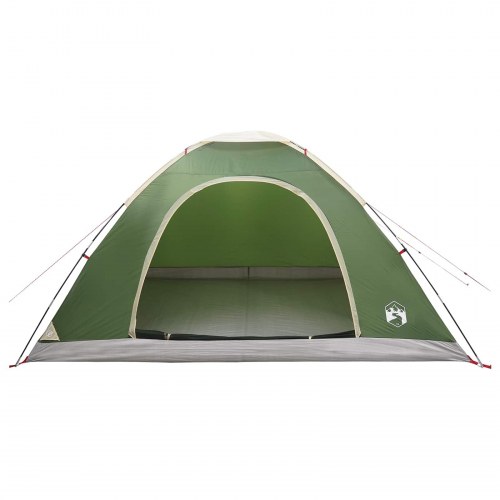 Camping telt med tag og luftventil - grøn 335 × 275 × 180 cm