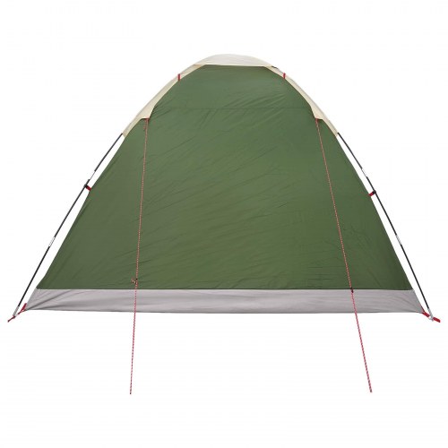 Camping telt med tag og luftventil - grøn 335 × 275 × 180 cm