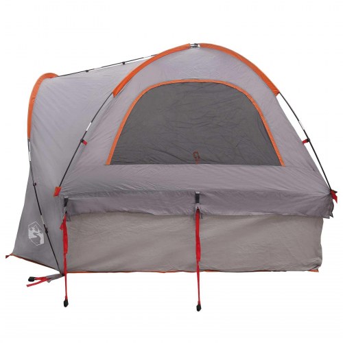 Bil telt - grå/orange 200 × 170 × 170 cm i polyester og stål