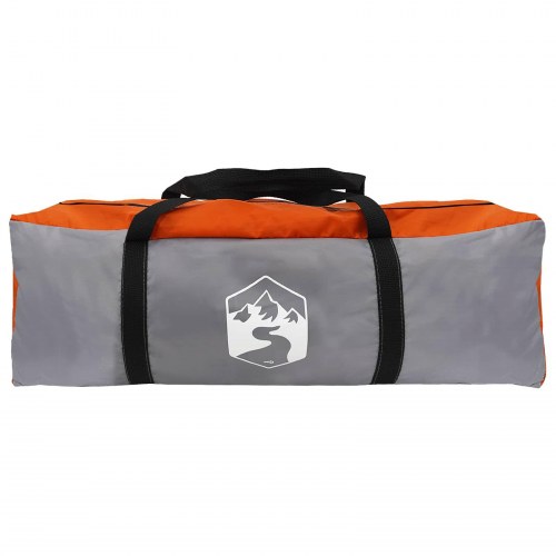 Bil telt - grå/orange 200 × 170 × 170 cm i polyester og stål