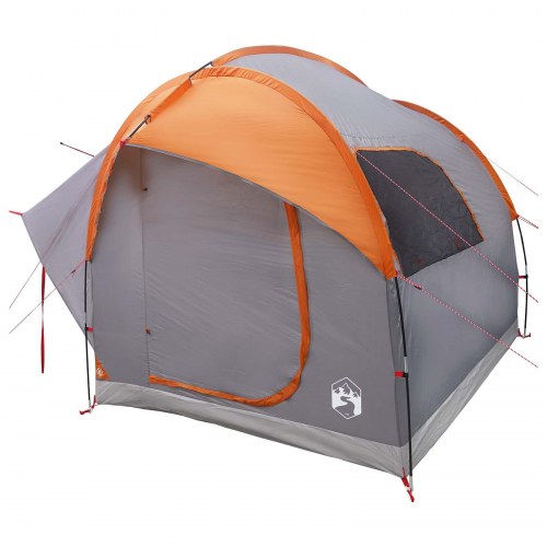 Bil telt - grå/orange 239 × 210 × 210 cm i polyester og stål