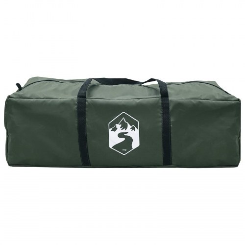 Bil-telt med tag - army grøn 239 × 210 × 210 cm, polyester og stål