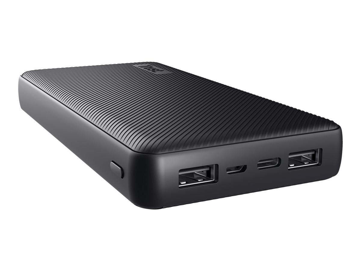 Trust Primo powerbank 20.000 mAh 15 W - 2x USB-A + USB-C - sort