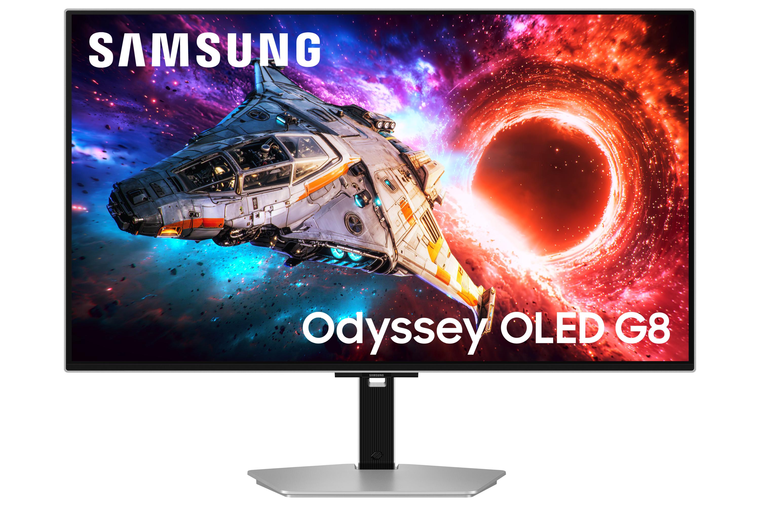 Samsung Odyssey OLED G8 G80SH 32" 4K gaming-skærm - 240 Hz, HDMI/DisplayPort