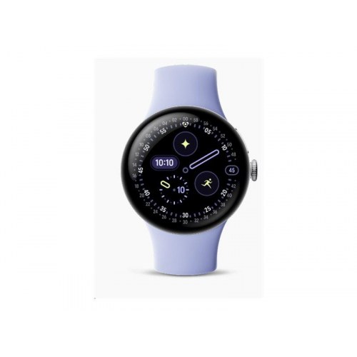 Google Pixel Watch 4 41 mm - Sølv, iris rem - smartwatch