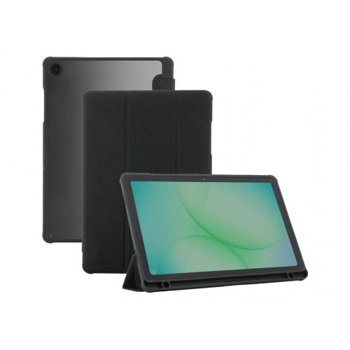 Mobilis EDGE 2 beskyttelsescover - sort/gennemsigtig til Samsung Galaxy Tab A11+