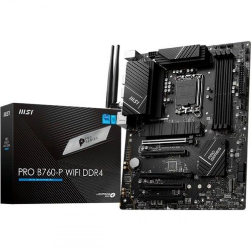 MSI PRO B760-P WIFI DDR4 ATX bundkort - LGA1700, Wi‑Fi 6E