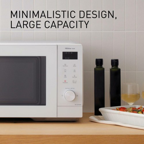 Panasonic NN-GD34QWEPG mikrobølgeovn med grill - hvid, 29 l (OUTLET A)