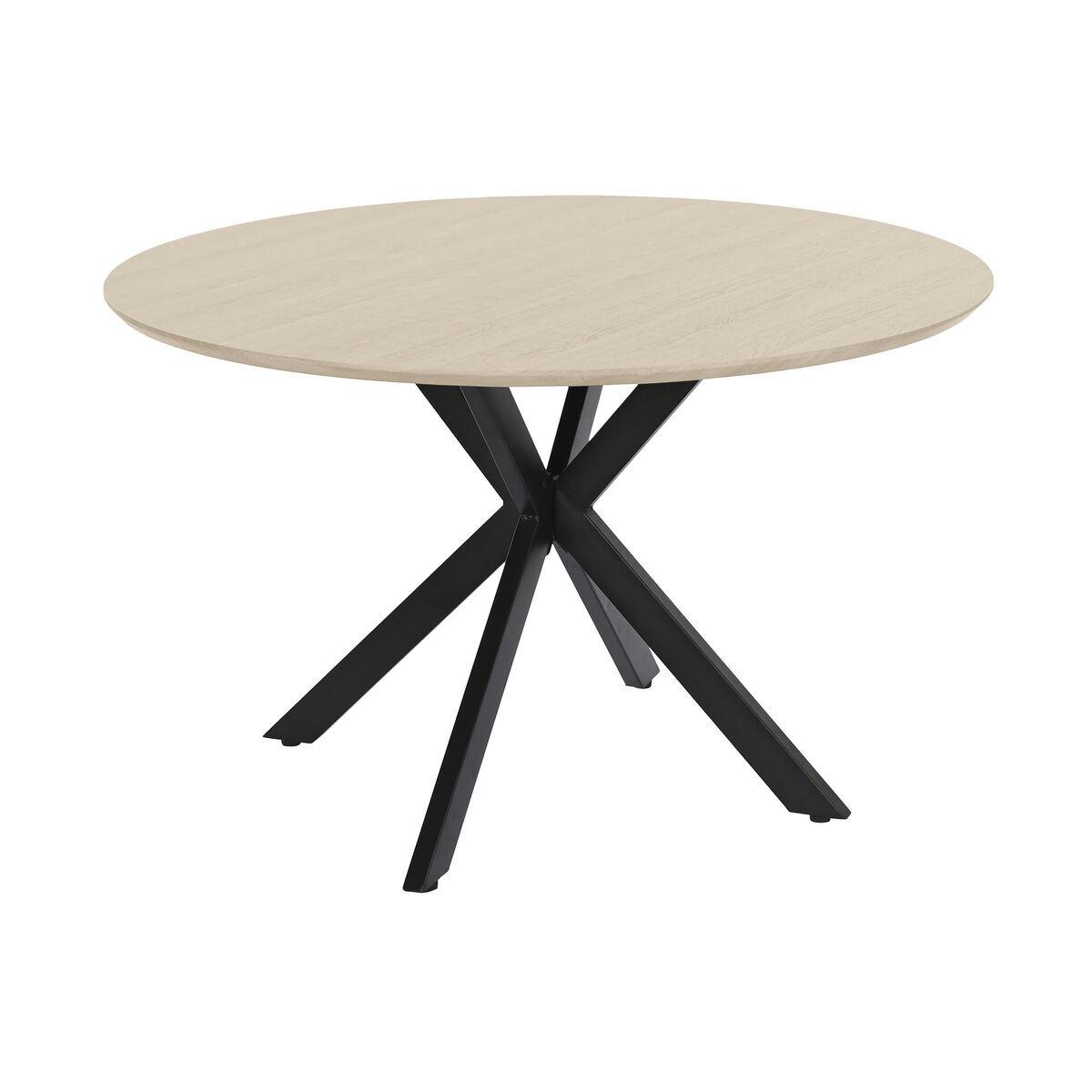 Spisebord - rundt 120 cm, vintage look (OUTLET B)