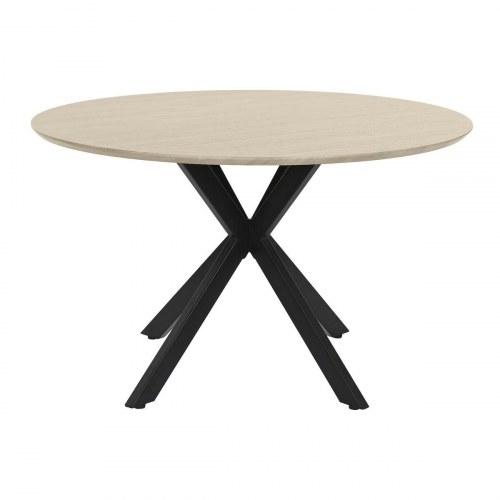 Spisebord - rundt 120 cm, vintage look (OUTLET B)