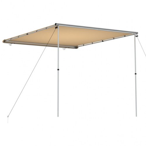 Markise til campingvogn/autocamper 2,4 × 3 × 2,15 m - beige