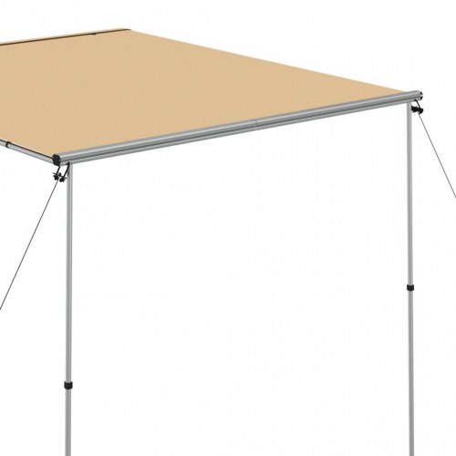 Markise til campingvogn/autocamper 2,4 × 3 × 2,15 m - beige