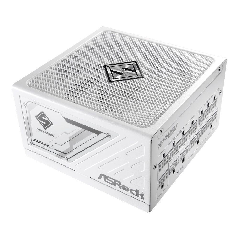 ASRock Steel Legend SL-1200GW - hvid ATX strømforsyning 1000 W 80+ Gold