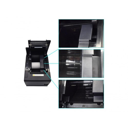 Equip kvitteringsprinter 58/80 mm - termisk POS med auto-cutter, USB/Bluetooth/Wi‑Fi/RJ‑11