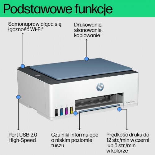 HP Smart Tank 585 All-in-One blækprinter - trådløs A4 til hjem og hjemmekontor