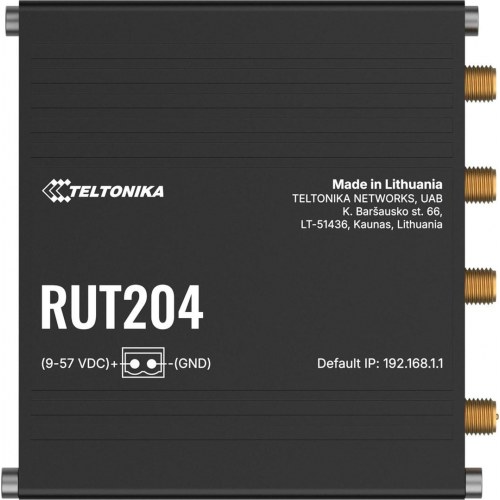 Teltonika RUT204 4G/LTE industri‑router med RS232/CAN