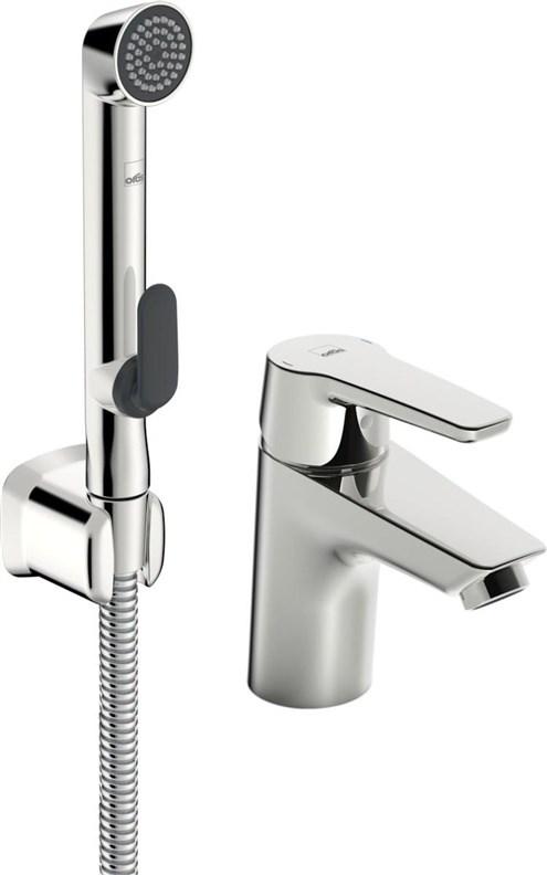 Håndvaskarmatur med håndbruser - Saga 3912F Bidetta, krom