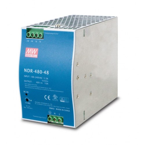 PLANET PWR-480-48 strømforsyning 480 W - blå/grå