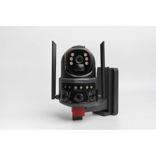 TECHNAXX TX-329 udendørs dome IP-overvågningskamera - 6 MP, Wi‑Fi/4G, IP65
