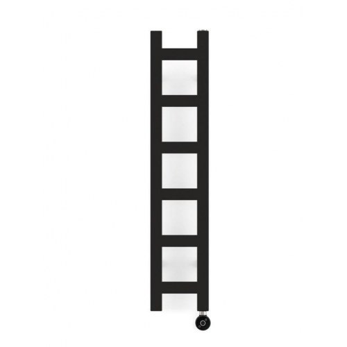 Elektrisk håndklædetørrer - Easy, 96 × 20 cm, sort (Heban)