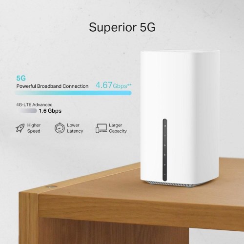 TP-Link Archer NX210 5G WiFi 6 dual-band router - Hvid