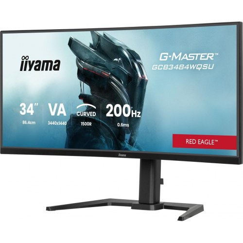 iiyama G-Master GCB3484WQSU 34" buet gaming-skærm - UWQHD, 200 Hz, VA, sort