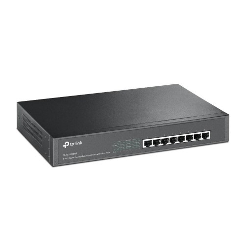 TP-Link TL-SG1008MP - 8‑ports uadministreret Gigabit switch med PoE+, sort