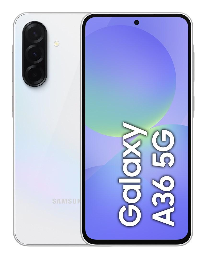 Samsung Galaxy A36 6,7" 6/128 GB 5G - Hvid (Dual SIM)