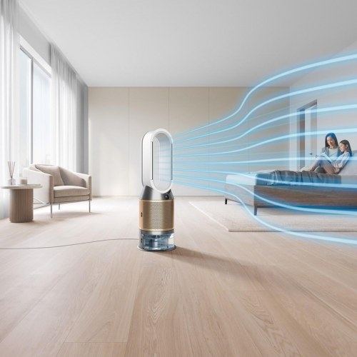 Dyson Purifier Humidify + Cool De-Nox luftfugter og luftrenser - Hvid/Guld